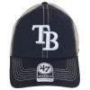 '47 BRAND Tampa Bay Rays Trawler 47 Mesh Clean Up Snapback Baseball Cap