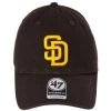 '47 BRAND San Diego Padres MLB Home Clean Up Strapback Baseball Cap Dad Hat -ChicHeadwear Haven 437282
