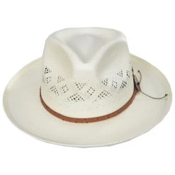 Stetson Andromeda Shantung Straw Fedora Hat