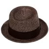Bailey Waits Sewn Braid Straw Pork Pie Hat 1 Bailey Waits Sewn Braid Straw Pork Pie Hat -ChicHeadwear Haven 438111