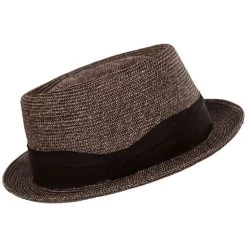 Bailey Waits Sewn Braid Straw Pork Pie Hat -ChicHeadwear Haven 438114