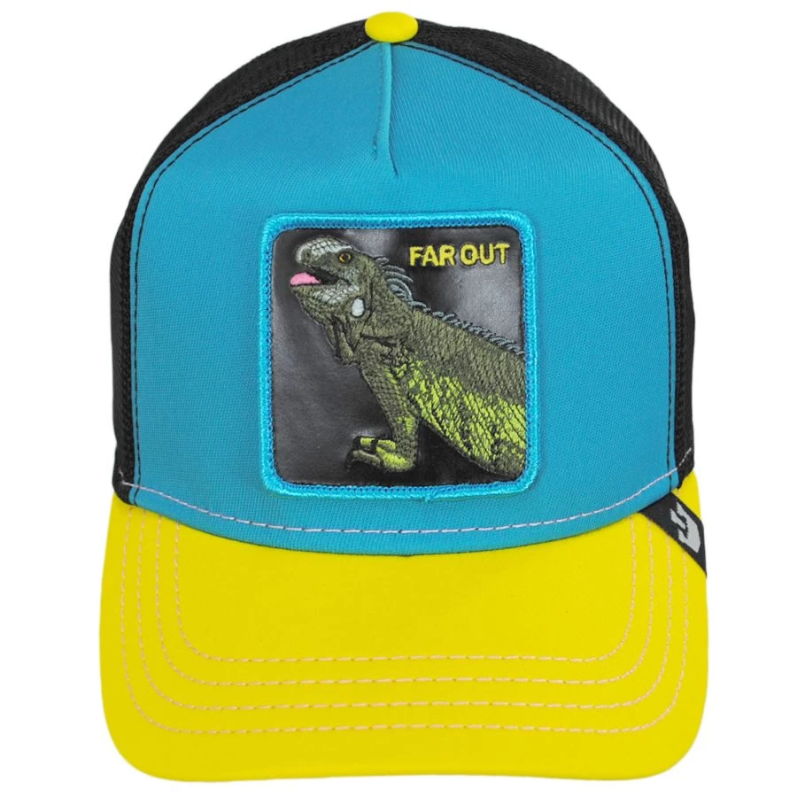 Goorin Bros Iguana Mesh Trucker Snapback Baseball Cap 3 Goorin Bros Iguana Mesh Trucker Snapback Baseball Cap