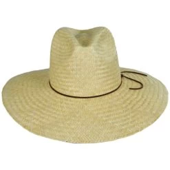Stetson The Gatherer Wide Brim Palm Straw Fedora Hat