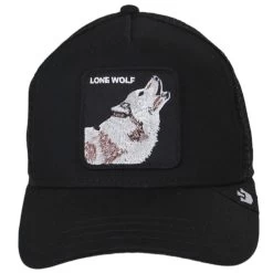 Goorin Bros Lone Wolf Mesh Trucker Snapback Baseball Cap