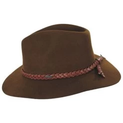 Messer Wool Felt Western Fedora -ChicHeadwear Haven 440390
