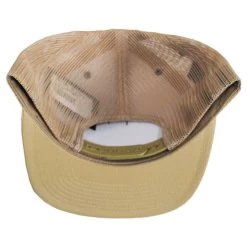 Palmer Mesh Cotton Blend Trucker Snapback Baseball Cap - Desert -ChicHeadwear Haven 441018