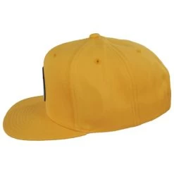 Kit MP Wool Blend Snapback Baseball Cap - Gold -ChicHeadwear Haven 441024