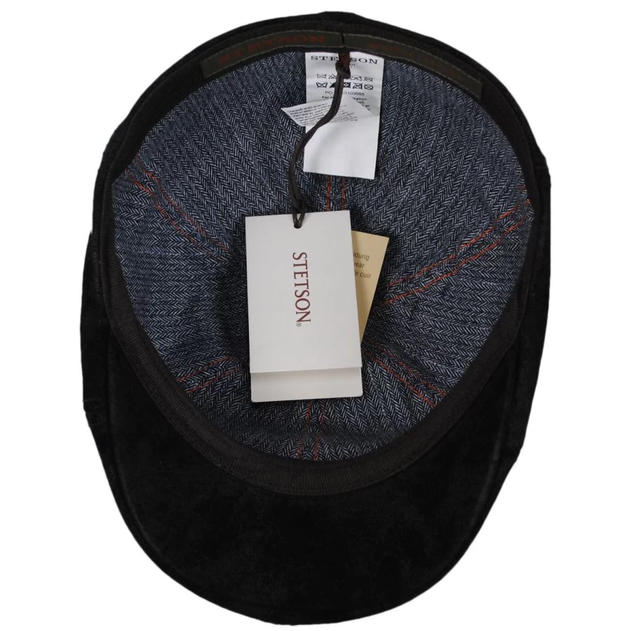 Stetson Distressed Leather Pub Ivy Cap 5 Stetson Distressed Leather Pub Ivy Cap - Image 3