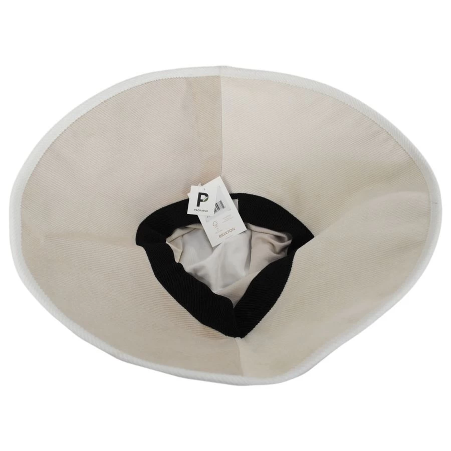 Maddie Color Block Cotton Corduroy Sun Hat 5 Maddie Color Block Cotton Corduroy Sun Hat - Image 3