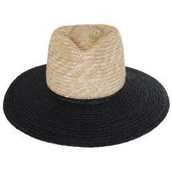 Joanna Festival Wheat Straw Fedora Hat