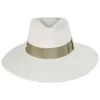 Joanna Wool Felt Fedora Hat - Ivory/Tan -ChicHeadwear Haven 443235