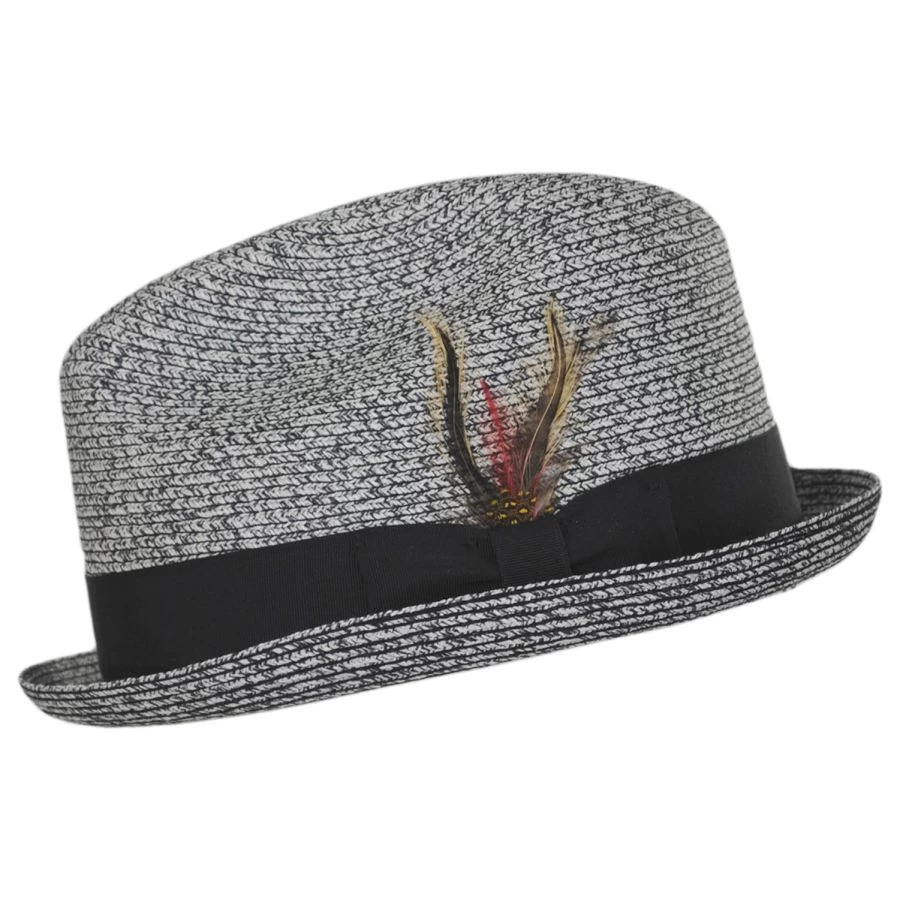 Soho Poly Braid Stingy Brim Fedora Hat 4 Soho Poly Braid Stingy Brim Fedora Hat - Image 2