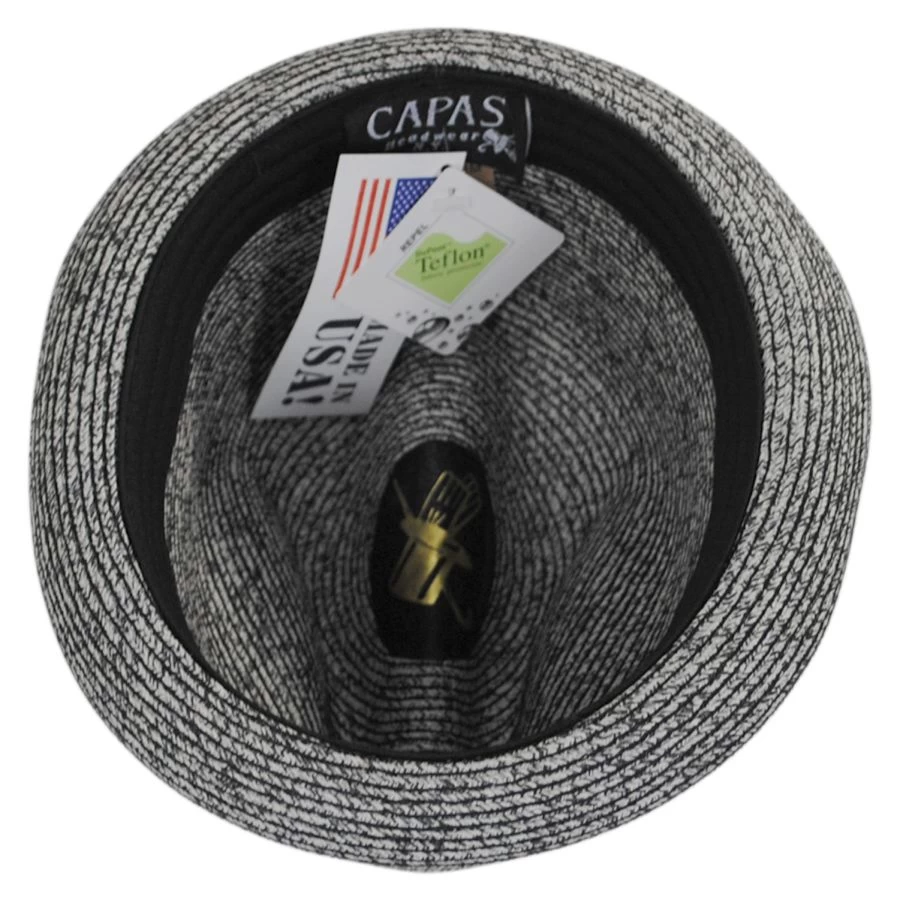 Soho Poly Braid Stingy Brim Fedora Hat 5 Soho Poly Braid Stingy Brim Fedora Hat - Image 3