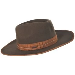Reno Wool Felt Fedora Hat -ChicHeadwear Haven 446135