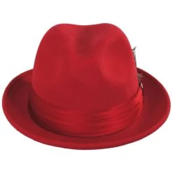 Crushable Wool Felt Fedora Hat