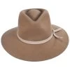 Joanna Packable Wool Felt Fedora Hat - Desert -ChicHeadwear Haven 447644