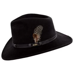 Scala Falkirk Wool Felt Outback Hat -ChicHeadwear Haven 447749
