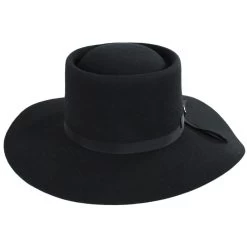 Vintage Couture Ciao Bella Wool Felt Gaucho Hat