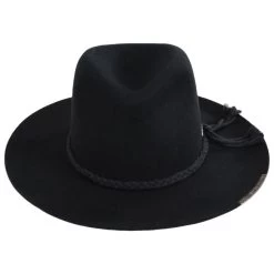 Vintage Couture Postino Wool Felt Fedora Hat