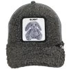 Goorin Bros Bunny Business Berber Fleece Trucker Snapback Ball Cap -ChicHeadwear Haven 448643