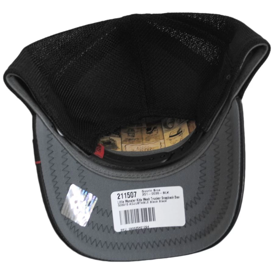Goorin Bros Kids Little Monster Mesh Trucker Snapback Baseball Cap 5 Goorin Bros Kids Little Monster Mesh Trucker Snapback Baseball Cap - Image 3