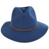 Wesley Wool Felt Floppy Fedora Hat - Teal -ChicHeadwear Haven 449432