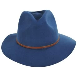Wesley Wool Felt Floppy Fedora Hat - Teal