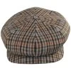 Plaid Cashmere And Wool Newsboy Cap -ChicHeadwear Haven 454188