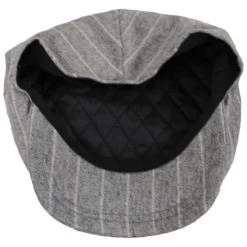 Adelphi Wool Pinstripe Square Bill Ivy Cap -ChicHeadwear Haven 454419