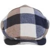 Austen Wool Check Square Bill Ivy Cap -ChicHeadwear Haven 454458