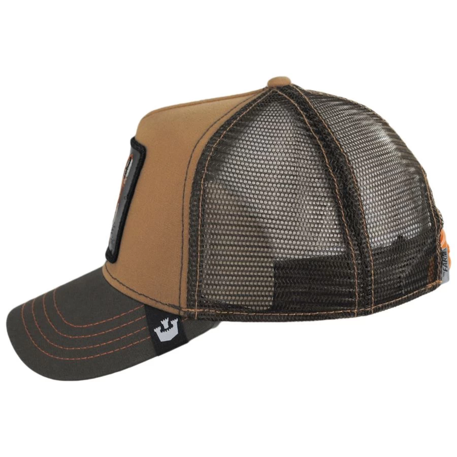 Goorin Bros Fox Mesh Trucker Snapback Baseball Cap 4 Goorin Bros Fox Mesh Trucker Snapback Baseball Cap - Image 2