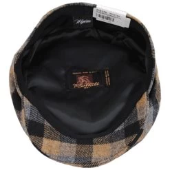 Check Plaid Wool And Cashmere Ivy Cap -ChicHeadwear Haven 455342