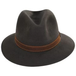 Borsalino Traveler Fur Felt Fedora Safari Hat