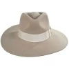 Joanna Wool Felt Fedora Hat - Fawn -ChicHeadwear Haven 455898