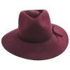 Joanna Packable Wool Felt Fedora Hat - Wine -ChicHeadwear Haven 455946