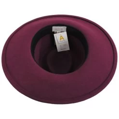 Joanna Packable Wool Felt Fedora Hat - Wine 7 Joanna Packable Wool Felt Fedora Hat - Wine -ChicHeadwear Haven 455952