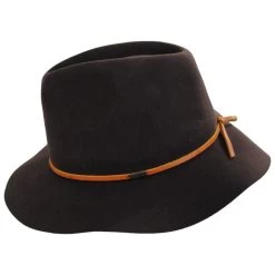 Wesley Wool Felt Floppy Fedora Hat 6 Wesley Wool Felt Floppy Fedora Hat -ChicHeadwear Haven 456800
