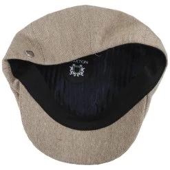 Brood Tweed Newsboy Cap - Tan -ChicHeadwear Haven 458280