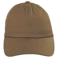 British Millerain Waxed Cotton Strapback Baseball Cap Dad Hat