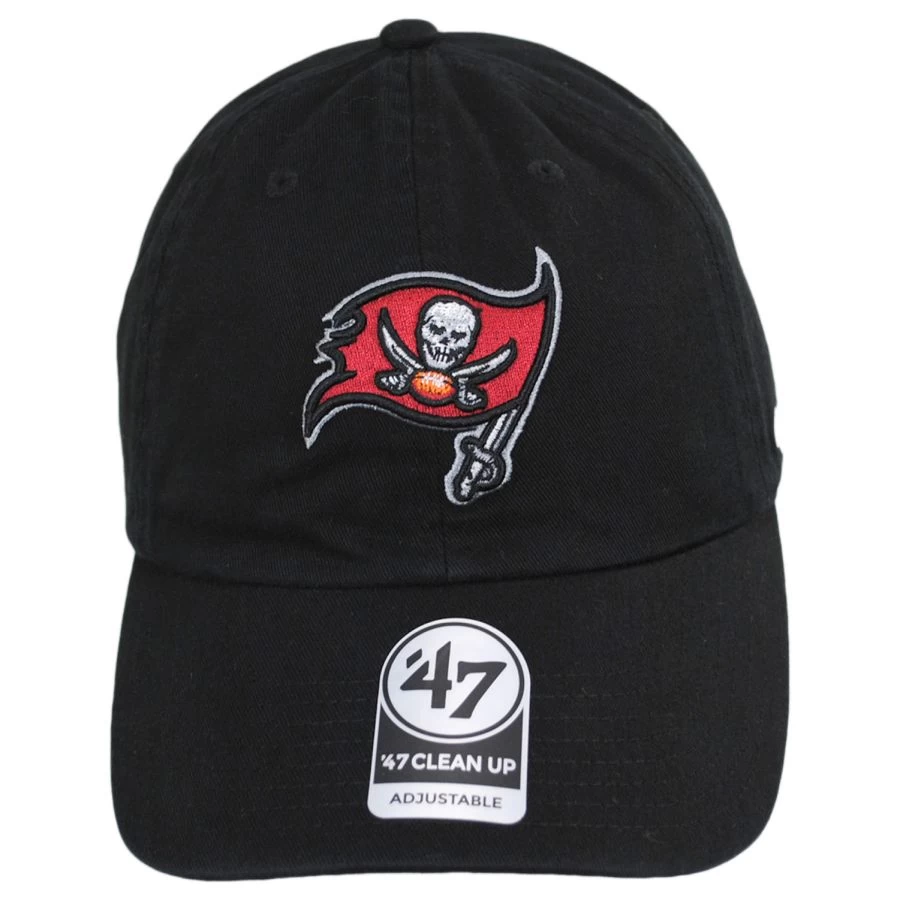 '47 BRAND Tampa Bay Buccaneers NFL Clean Up Strapback Baseball Cap Dad Hat 3 '47 BRAND Tampa Bay Buccaneers NFL Clean Up Strapback Baseball Cap Dad Hat