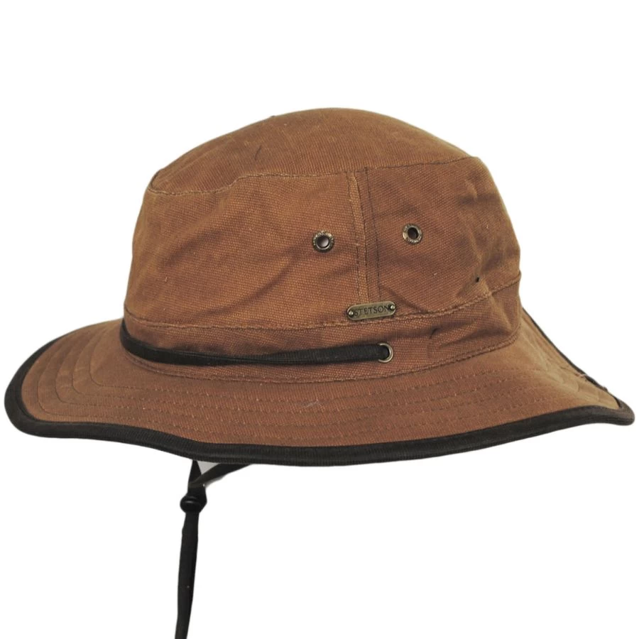Stetson Cycle Wax Cotton Blend Camper Hat 4 Stetson Cycle Wax Cotton Blend Camper Hat - Image 2