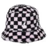 Kangol Checkerboard Faux Fur Bucket Hat 2 Kangol Checkerboard Faux Fur Bucket Hat -ChicHeadwear Haven 458925
