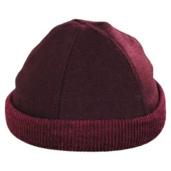Skully Melton Wool Blend Skull Cap