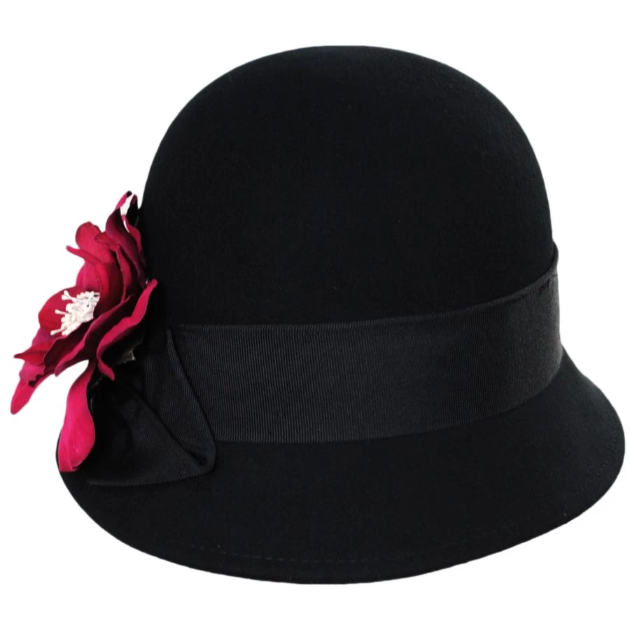 Camelia Wool Felt Cloche 3 Camelia Wool Felt Cloche