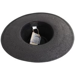 Vintage Couture Carolina Toyo Straw Fedora Hat -ChicHeadwear Haven 459773