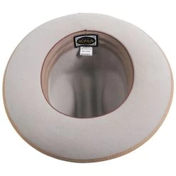 Scala Zamora Wool Felt Cattleman Western Hat - Silverbelly -ChicHeadwear Haven 460892