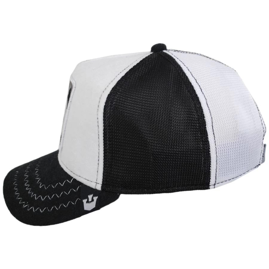 Goorin Bros Finish Last Panda Mesh Trucker Snapback Baseball Cap 4 Goorin Bros Finish Last Panda Mesh Trucker Snapback Baseball Cap - Image 2