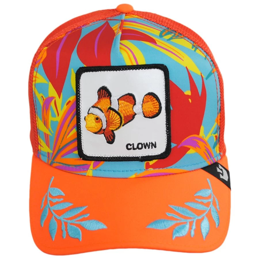 Goorin Bros Public Anemone Clown Fish Mesh Trucker Snapback Baseball Cap 3 Goorin Bros Public Anemone Clown Fish Mesh Trucker Snapback Baseball Cap