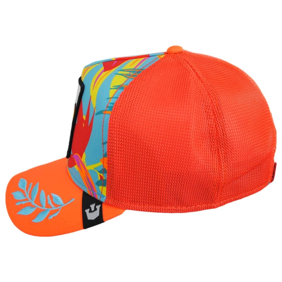 Goorin Bros Public Anemone Clown Fish Mesh Trucker Snapback Baseball Cap 4 Goorin Bros Public Anemone Clown Fish Mesh Trucker Snapback Baseball Cap - Image 2