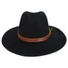 Field Proper Wool Felt Fedora Hat - Black 2 Field Proper Wool Felt Fedora Hat - Black -ChicHeadwear Haven 462611